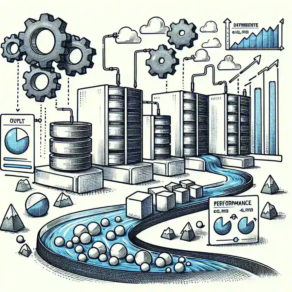"High-performance queue management tools dashboard displaying real-time analytics and system efficiency metrics for enhanced scalability in business operations."